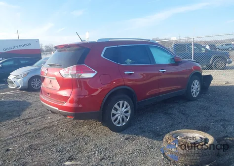 2016 Nissan Rogue S из США, поврежденный, VIN JN8AT2MV6GW147660